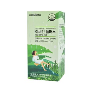 유니베라 유니베라 아보민 플러스 216g (300mgⅩ720정), 720정, 1개