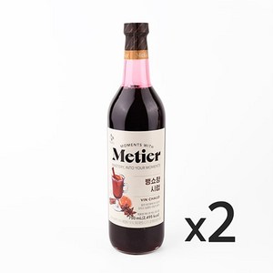 CJ 제일제당 메티에 뱅쇼시럽 뱅쇼, 2개, 750ml