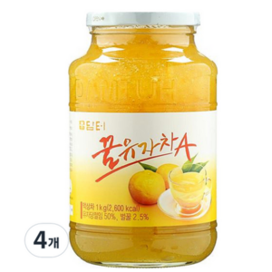 담터 꿀유자차A 1kg/꿀차/꿀유자, 1kg, 1개입, 1개