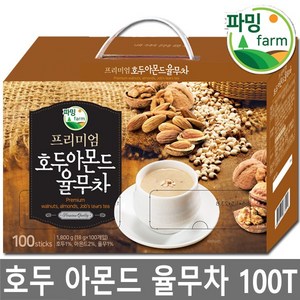 파밍 프리미엄 호두아몬드 율무차 100T, 18g, 100개입, 1개