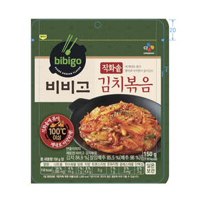 비비고 김치볶음, 150g, 4개