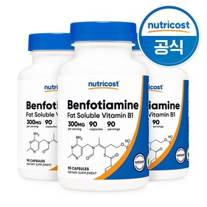 뉴트리코스트 벤포티아민 300mg, 90회분, 3개