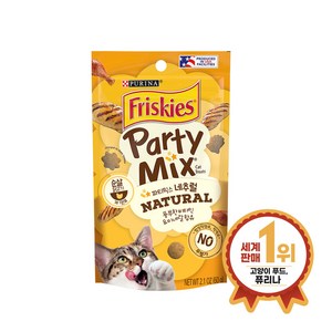퓨리나 프리스키 파티믹스 네추럴 고양이간식, 치킨, 60g, 1개