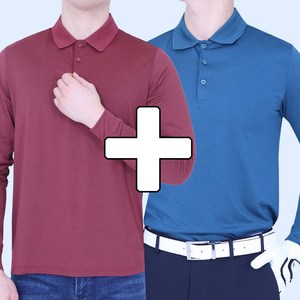 빌리언즈 여름 긴팔 카라티셔츠 아빠옷 스판 쿨 냉감 1+1 빅사이즈