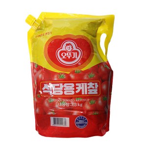 오뚜기 오리지널 식당용 케첩 스파우트팩, 3.3kg, 1개