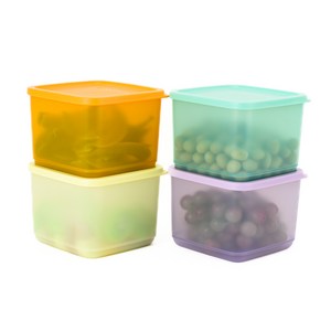 타파웨어 Tuppewae 냉장고정리용기 1000ml 1L 주방 저장 상자 4 종 세트, 4개, 1세트