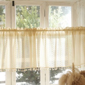 다람앤토리 주방 창문 레이스 커튼 바란스 창문가리개