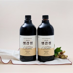 진하게 달여낸 고농축 생강청 생강차 대용량, 2개, 1개입, 1000ml