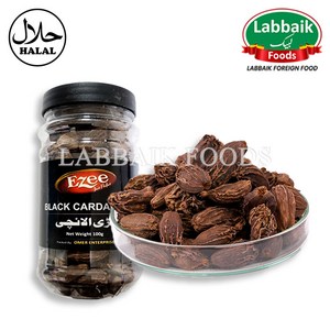 EZEE Black Cadamom (Bai Elaichi) 100g 블랙 카다몬 (향신료), 1개