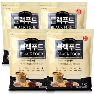 곡물명가 블랙푸드 미숫가루 1kg, 4개