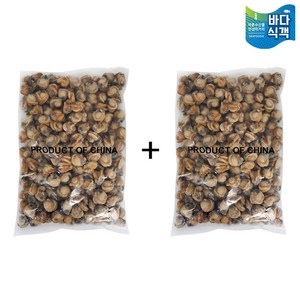 바다식객 가리비살 1+1 1kg, 1팩+1팩