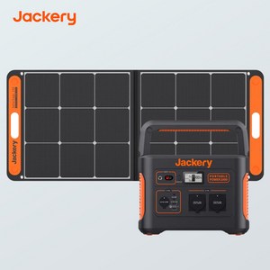 잭커리 파워뱅크 세트 1000+100W 태양광패널 Solar Generator 1000 태양광충전, 1개