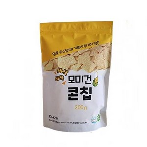 다이어트 과자 기름제로 모미건 콘칩 200g 대용량 건강 저염 저당 간식, 1개