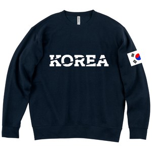 KOREA 대한민국 맨투맨 남자 기모 맨투맨 티셔츠 빅사이즈