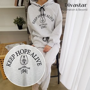 상상그이상 여성용 국내제작 기모안감 자수 레터링 후드 티셔츠 트레이닝 세트 앞핀턱 시보리 조거팬츠 편한 허리밴딩 여자츄리닝 베이직핏 상하세트