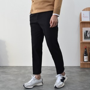 뉴에스지 S-2XL 부드러운 기모 9부 겨울 슬랙스 정장바지