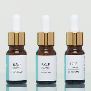 랑팡 EGF+FGF+IGF 10ppm 리포좀 앰플 원액 3종 세트, 1세트, 10ml