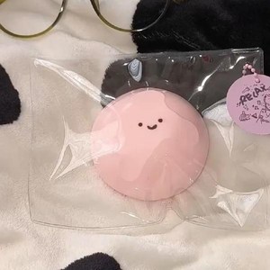 GEEKI 스퀴시 말랑이 모찌 주물럭 슬라임 장난감 피젯 토이 스트레스 볼 완화 해소 재미있는 요구르트 반죽 핑크 검은 고양이 머리 진흙 수제 실리콘 크로어 성인 선물, [01] 1 pcs A, 1개