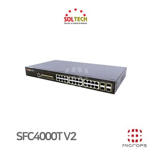 [솔텍] SOLTECH SFC4000T L2 기가비트 이더넷 광 스위치허브, 1개