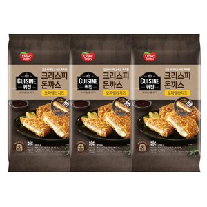 동원 퀴진 크리스피 돈까스 모짜렐라 치즈 450g x 3개