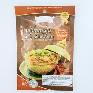 캄보디아 슈어 스프 페이스트 마쭈그렁 양념 sou soup paste cambodia food, 1개, 80g