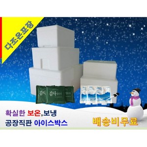 스티로폼 아이스박스 포장 대형 중형 소형 미니 낱개 택배용 김치박스 샘플용 다조은포장, [옵션14] DW-1호 X 8개입, 1개