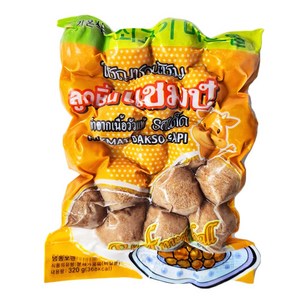 태국 냉동 쇠고기 미트볼 320g x 2개 완자 동남아요리 할랄 파스타 BEEF MEAT BALL