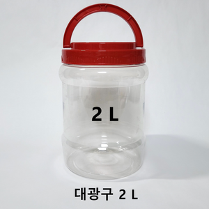 SD 플라스틱 용기 2L 광구 젓갈통 고추장통 된장통 매실통, 20개