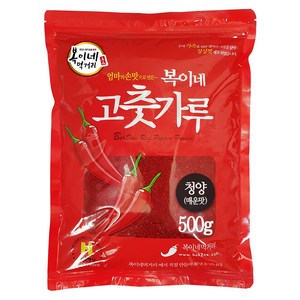 복이네먹거리 청양 고춧가루 김치용, 500g, 1개