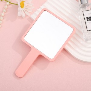 이음모음 휴대용 사각 거울, 프리미엄 핑크, 1개