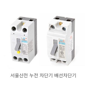 서울산전 누전차단기 배선차단기 2P 15A 20A 30A, 배선 15A(산업용), 1개