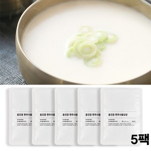 [홍진경더만두] [홍진경] 한우사골곰탕 500g X 5팩, 1, 5개