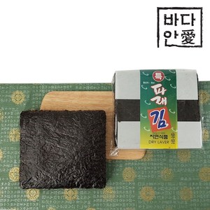 파래김 생김 100매 160g 내외, 파래김 100매, 1개