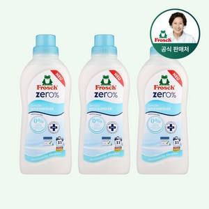 [김혜자 세제] 프로쉬 독일 섬유유연제 제로 750ml 단품, 3개