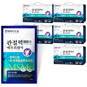 한국바이오셀 관절력 에브리데이 30p, 1.95L, 5개