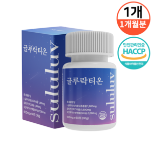 스르럽 글루락티온 글루타치온 락티움 600mg, 60정, 1개