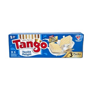 인도네시아 OT 탕고 와퍼 렌야 바닐라맛 웨하스 133g 과자 / Tango Wafe Renyah Vanilla, 1개