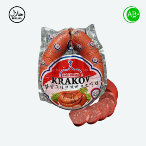 Halal Krakow Salami Premium 할랄 크라코브 살라미 프리미엄, 1개, 500g