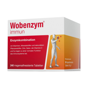 [독일 내수 정품](우벤자임)WOBENZYM immun magensaftesistente Tabletten 240St, 1개