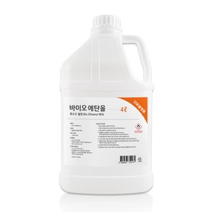 크로바 바이오 에탄올 4L 불멍 난로 연료 캠핑 버너, 투명, 1개