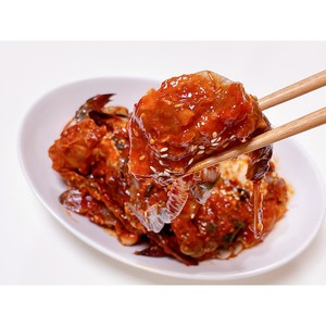 [밥도둑] 국내산 연평도 꽃게 양념게장 당일제조, 화요일출고, 양념게장 1kg