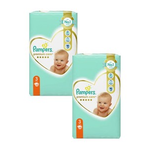 유럽산 팸퍼스 프리미엄케어 밴드형 기저귀 1 2 3 4 5 6 단계 아동공용 pampers 바우처, 3단계, 120개