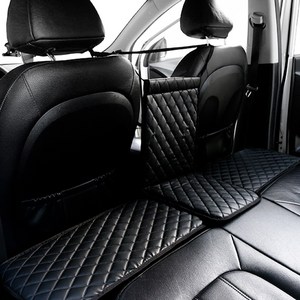카멜레온360 차량용 안전 뒷자석 매트, 블랙, 1세트