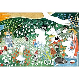 Yanoman Jigsaw Puzzle Moomin The Dangeous Jouney 1000 Pieces (26x38cm), 1피스, 1개