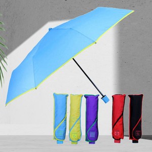 데일리 3단 폰지 바이어스 접이식 경량 튼튼한 우산