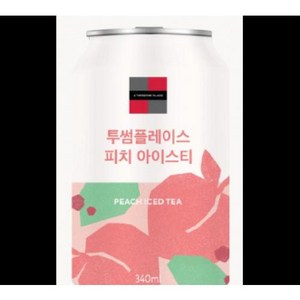 투썸플레이스 피치아이스티(뚱캔) 340ML x 24EA, 24개