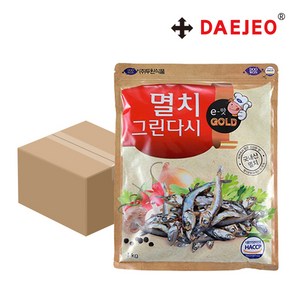 두원 멸치 그린다시1kg X 10개 (1박스) 멸치다시, 1kg