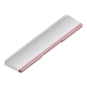 NUPHY Gem80 기계식 키보드 손목 받침대 보호대 아크릴 팜레스트, 1개, 잉카 로즈