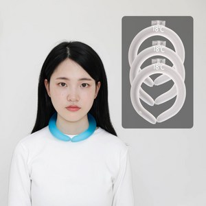 쿨링17 [ 1+1+1 ] 3개 1SET 아이스 냉각 넥쿨러 얼음목걸이 넥밴드 아이스링 2종, 화이트3SET, 고급형