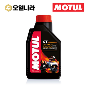 모튤 7100 4T 10W40 오토바이 100% 합성엔진오일 1L / MOTUL, 1개